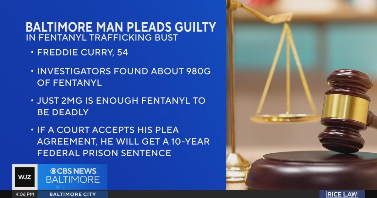 Baltimore man pleads guilty in fentanyl trafficking bust