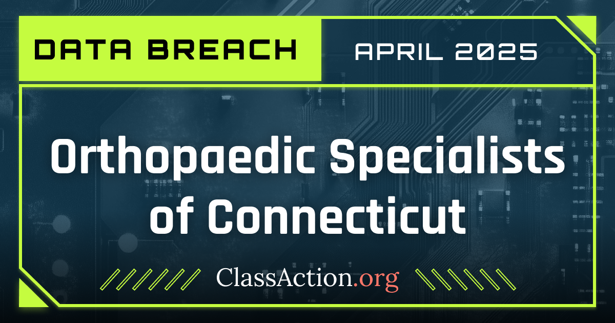 Orthopaedic Specialists of Connecticut Data Breach Lawsuit