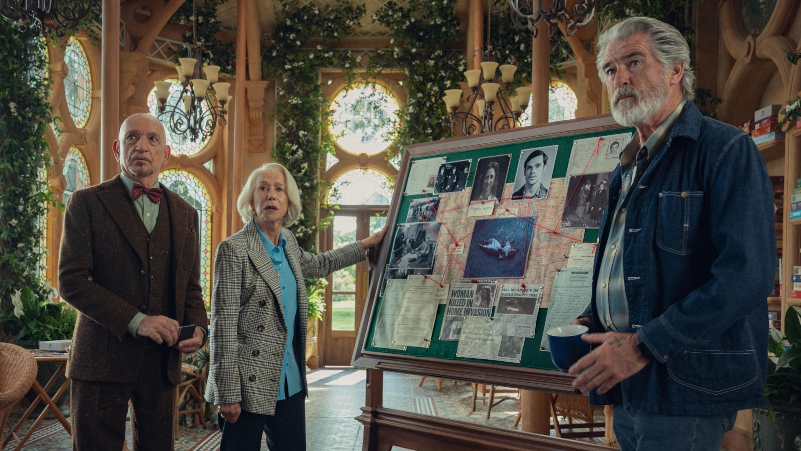 The Thursday Murder Club First-Look Sees Pierce Brosnan And Co On The Case As Netflix Sets Premiere