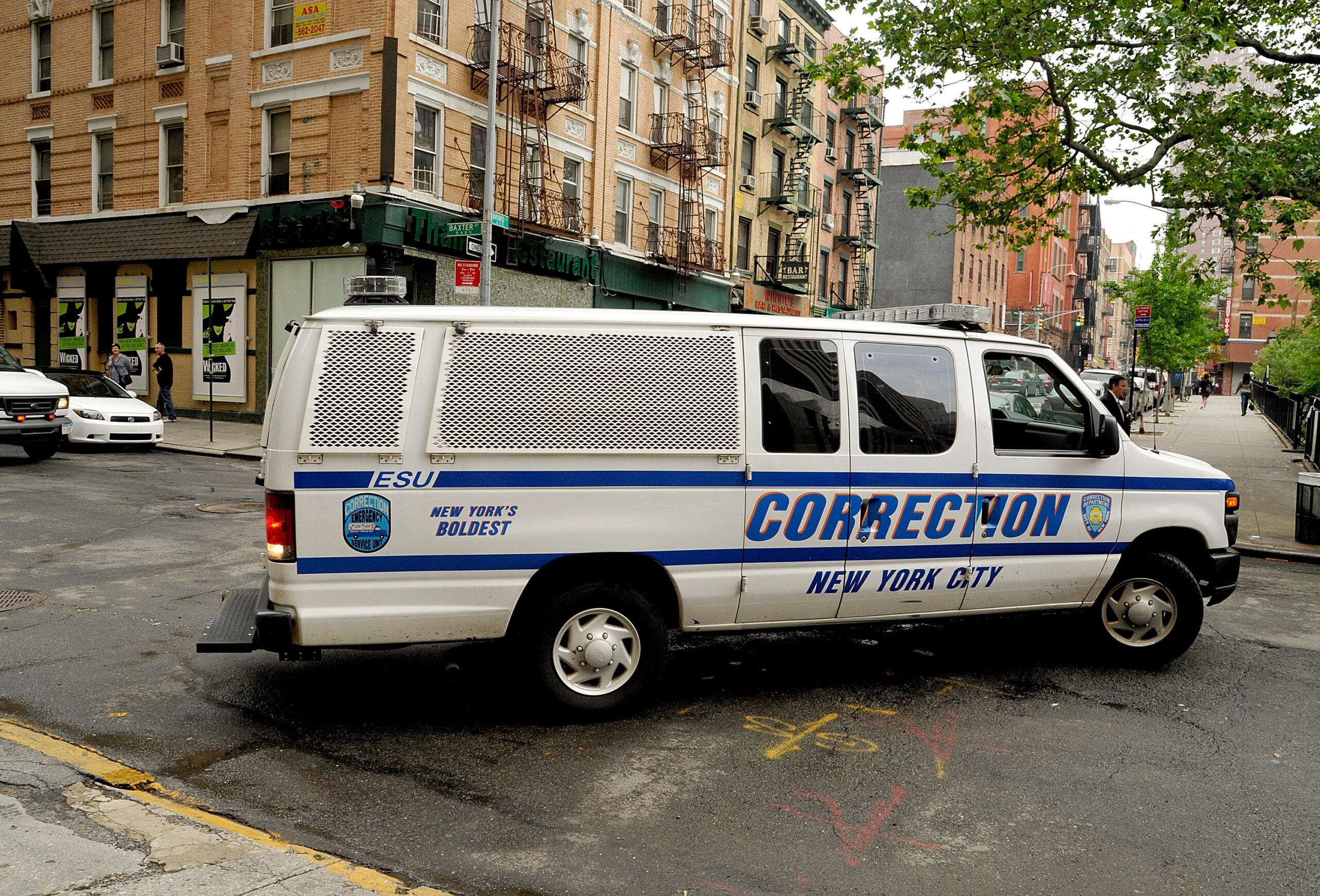 New York City Corrections Department van.