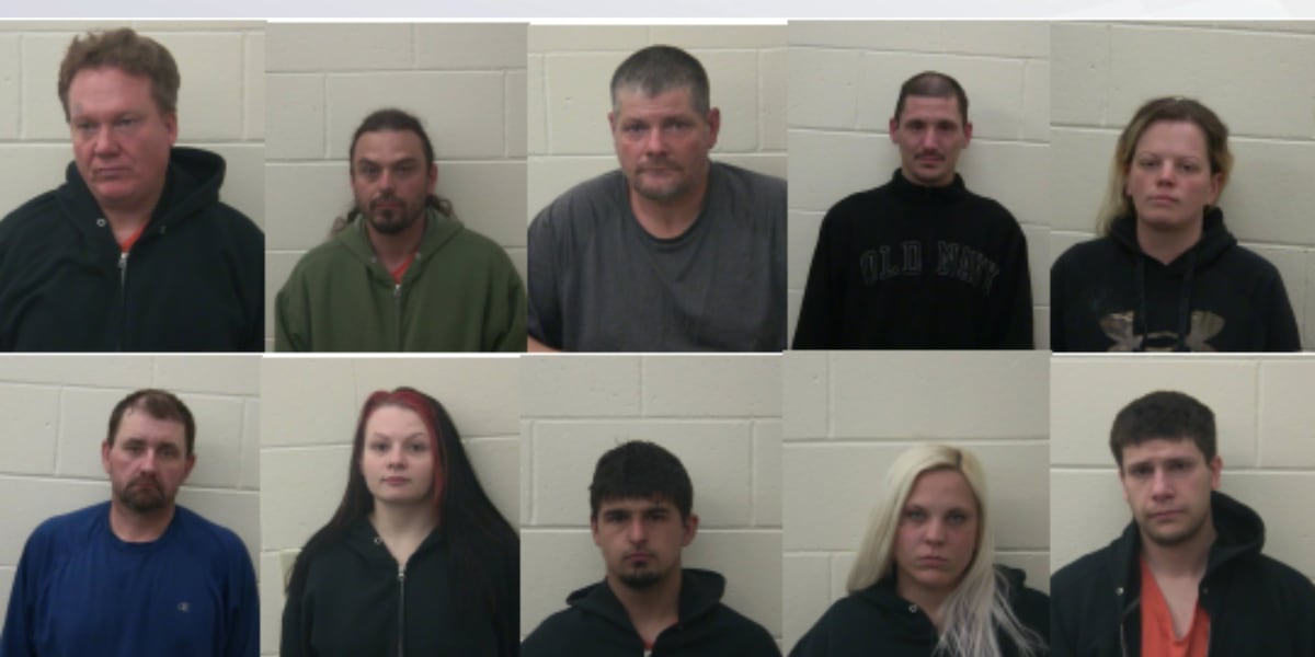 10 people, including Antigo woman arrested in large drug bust in Marinette County