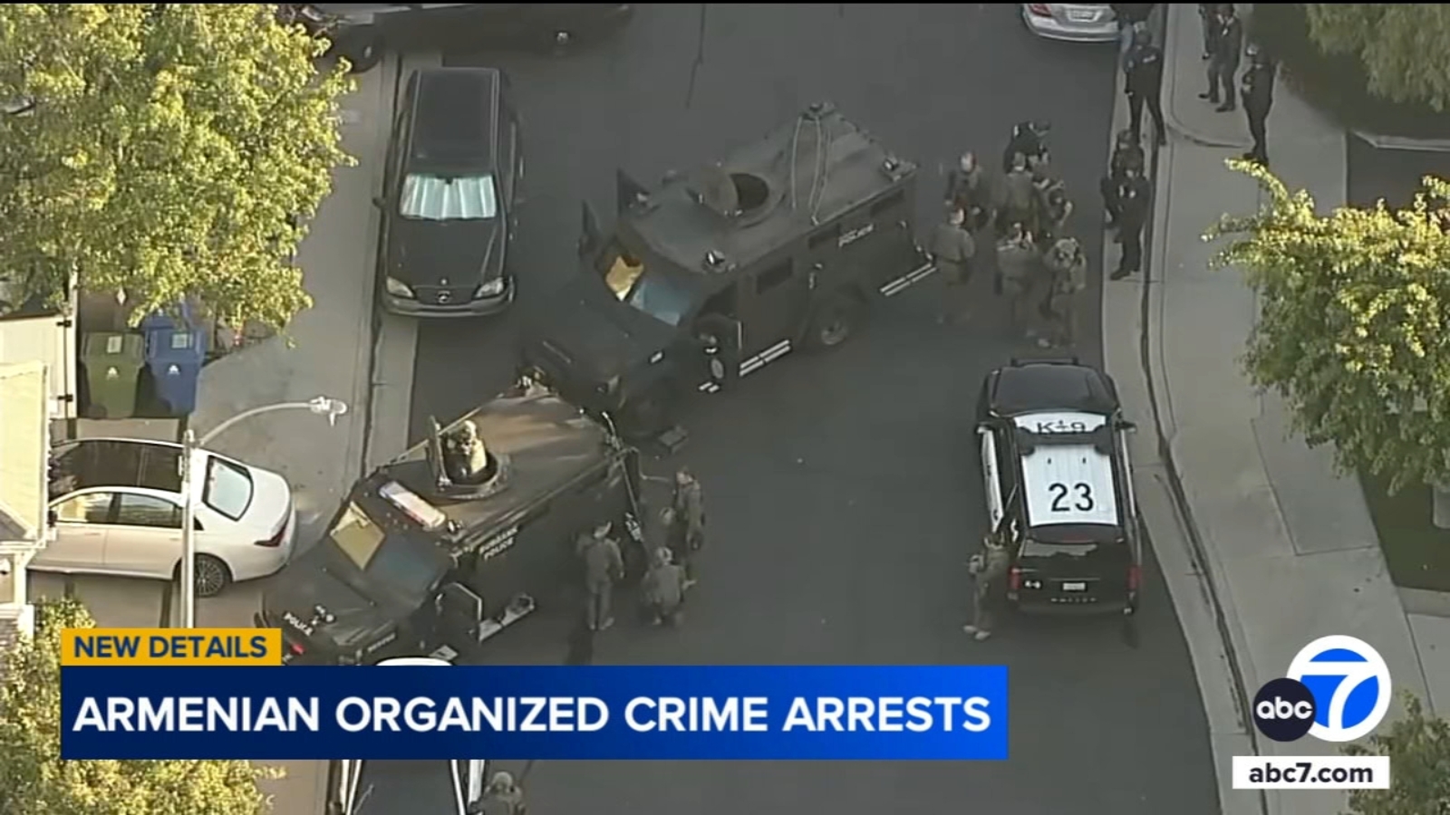 13 suspects in Armenian organized crime ring arrested; Sun Valley home among locations raided