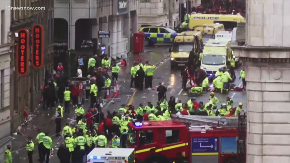 Authorities believe car ramming into Liverpool parade was not act of terrorism