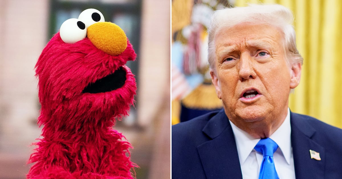 Elmo Hits Trump in Lawsuit Alleging ‘Blatant’ Discrimination