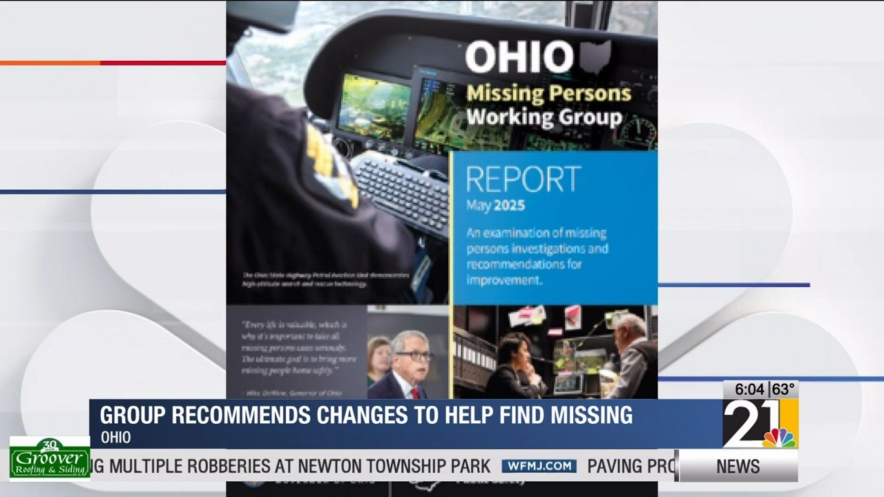 Group recommends changes to help find missing people