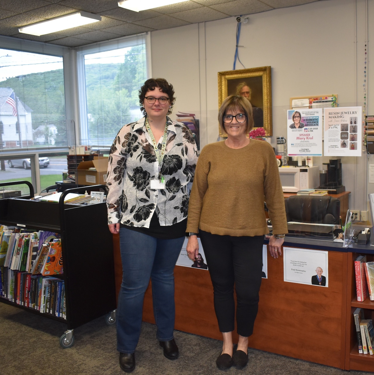 Victim Advocate of the Year talks about domestic violence in library series