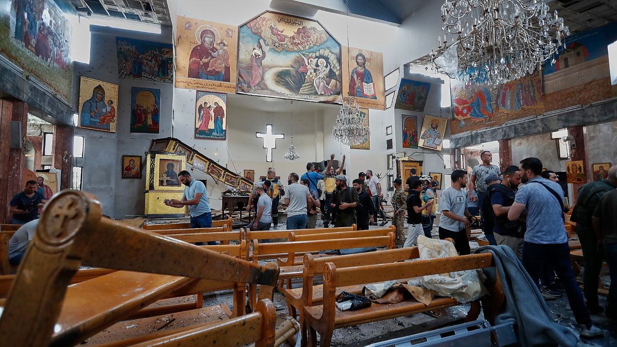 At least 22 people killed in terrorist attack on church in Syria