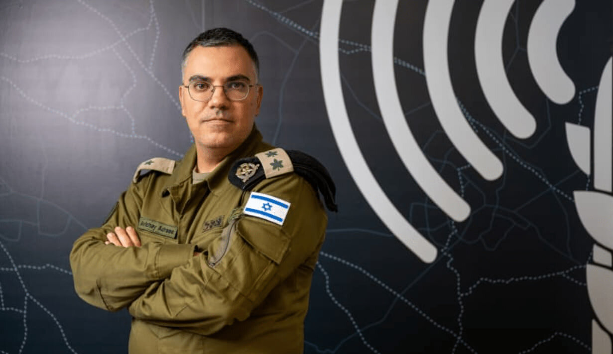 Avichay Adraee, the Arabic spokesman of Israeli terrorism