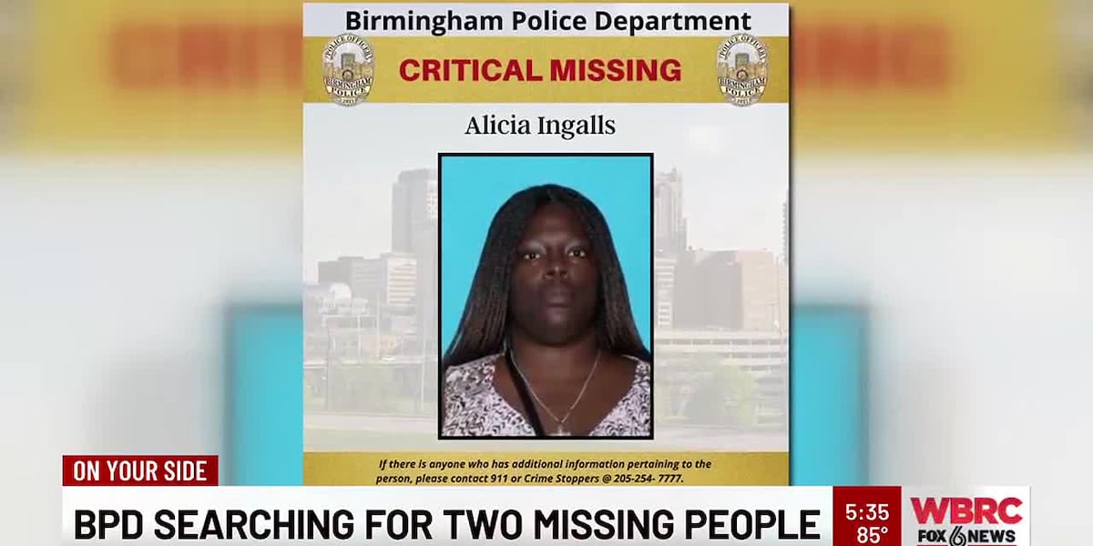 Birmingham Police searching for two missing people