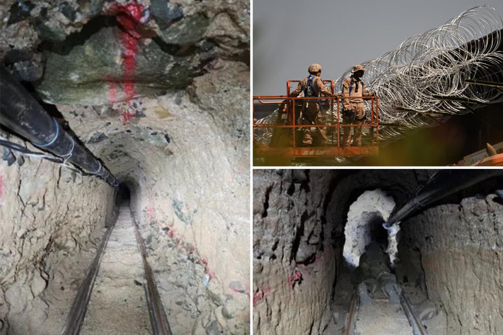 Border Patrol agents shut down massive drug smuggling tunnel between…