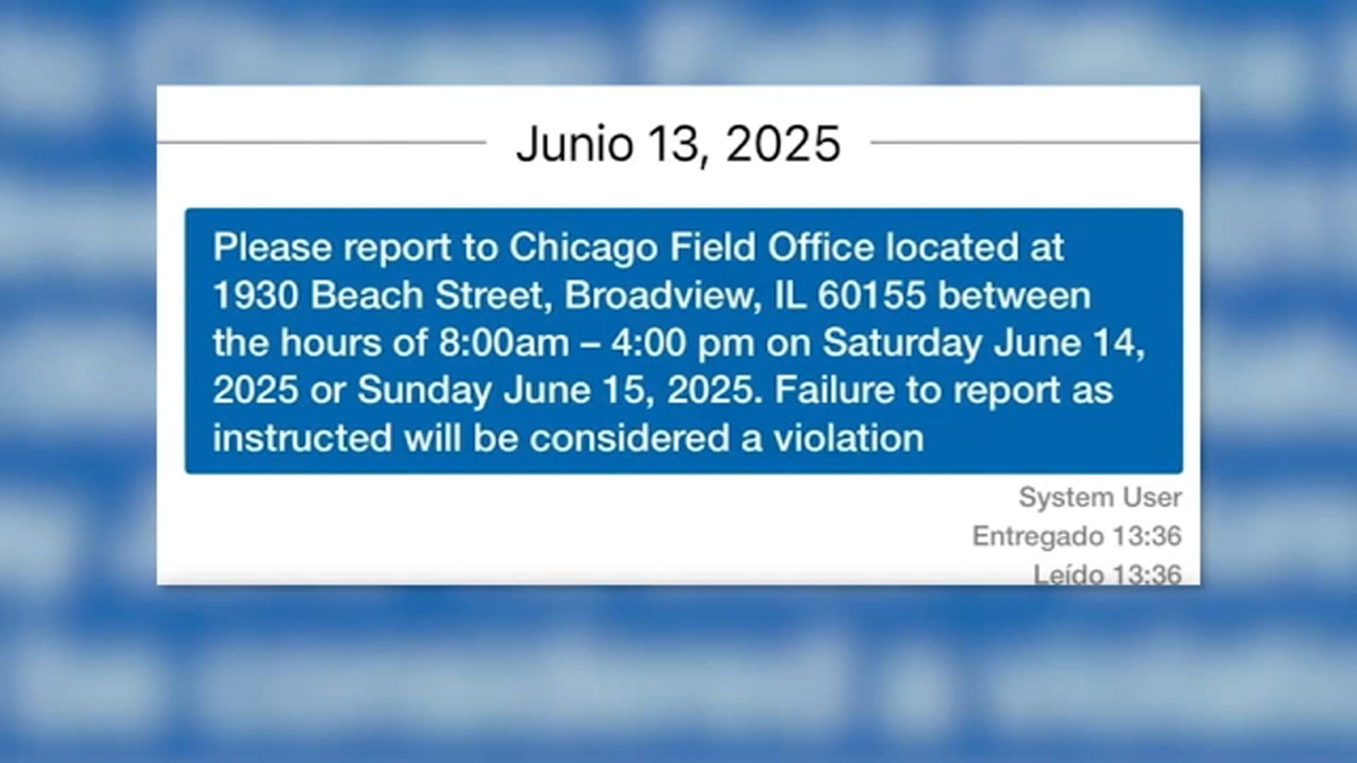 Broadview immigration case check-in requests over Father’s Day weekend raise ICE raid fears