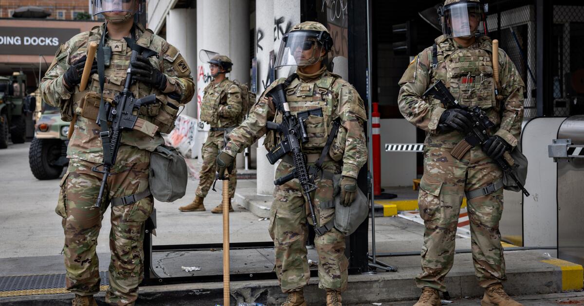 California will sue Trump over "unlawful, unpredecented" National Guard deployment
