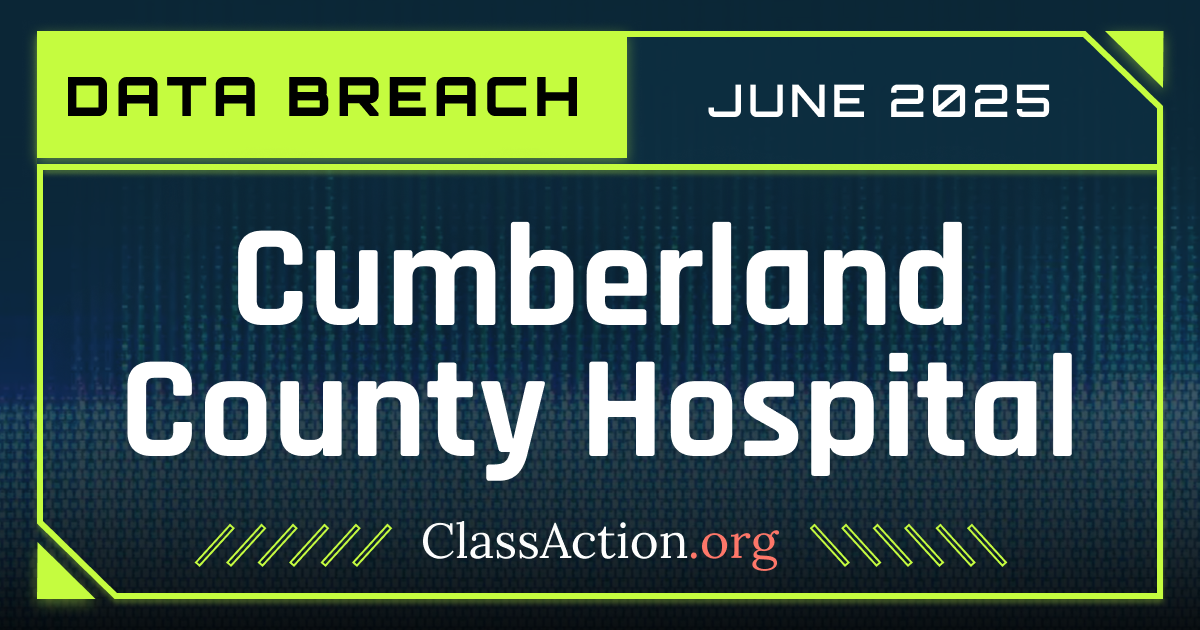 Cumberland County Hospital Data Breach Lawsuit Investigation
