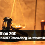 A total of 202 cases have been filed from May 30-June 5 in immigration and border security matters. Image for illustration purposes