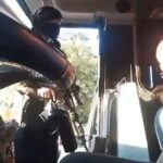 A member of a Sinaloa Cartel faction was seen boarding a bus and advising the driver and passengers to reconsider travel to Culiacán, the capital of the northwestern Mexican state of Sinaloa, where cartel infighting left at least two cartel members and a soldier dead