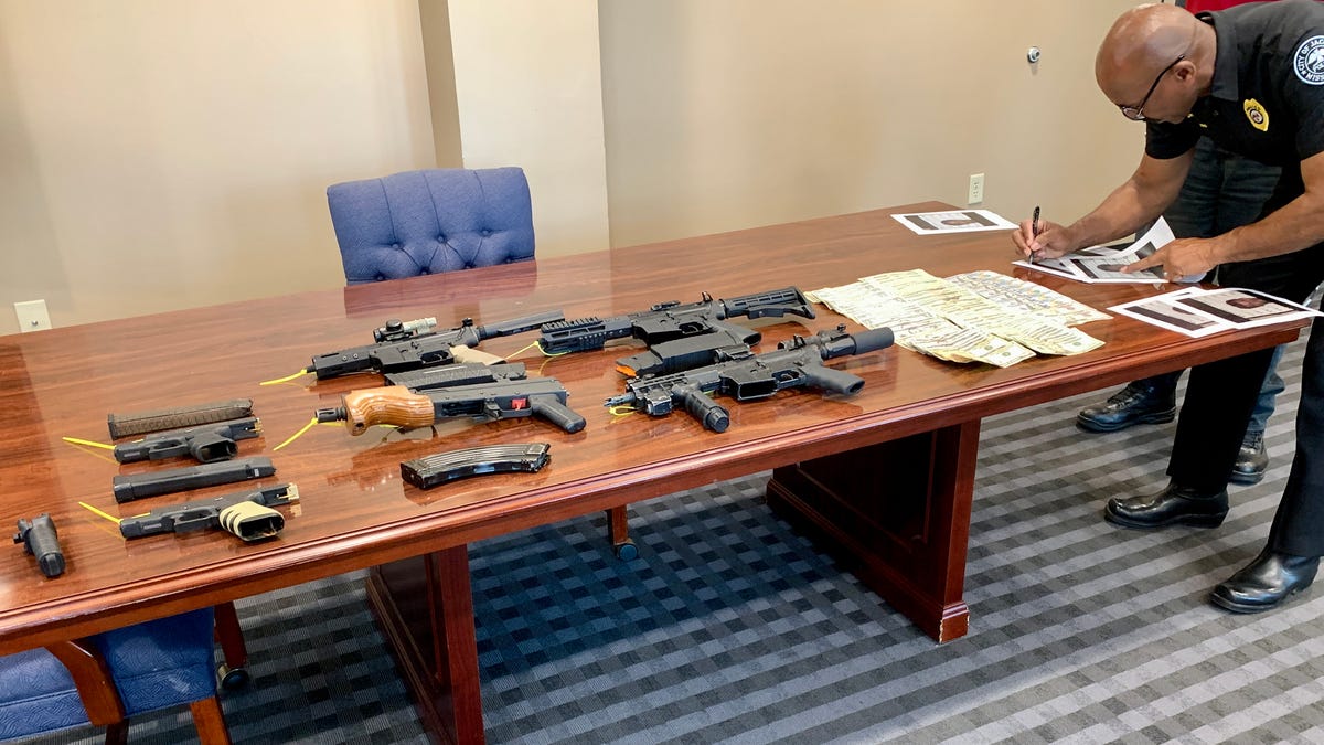 Jackson police say arrests led to confiscating drugs, multiple guns, cash
