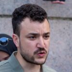 Student negotiator Mahmoud Khalil is seen at a pro-Palestinian protest encampment on the Columbia University campus in New York, April 29, 2024.