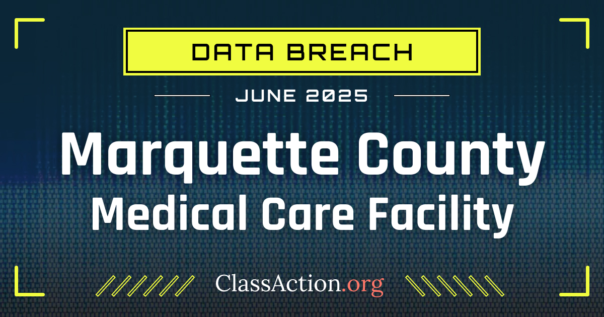 Marquette County Medical Care Facility Data Breach Lawsuit