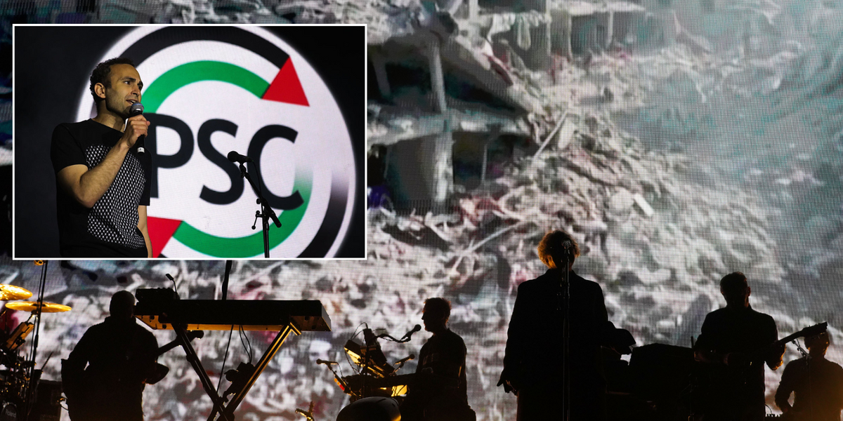 Massive Attack breaks silence amid outrage for showing Hamas terrorist tunnel footage during concert