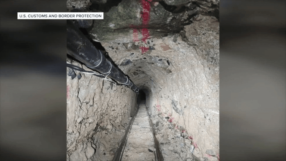 Police find ‘sophisticated’ drug-smuggling tunnel with railway, lighting, ventilation