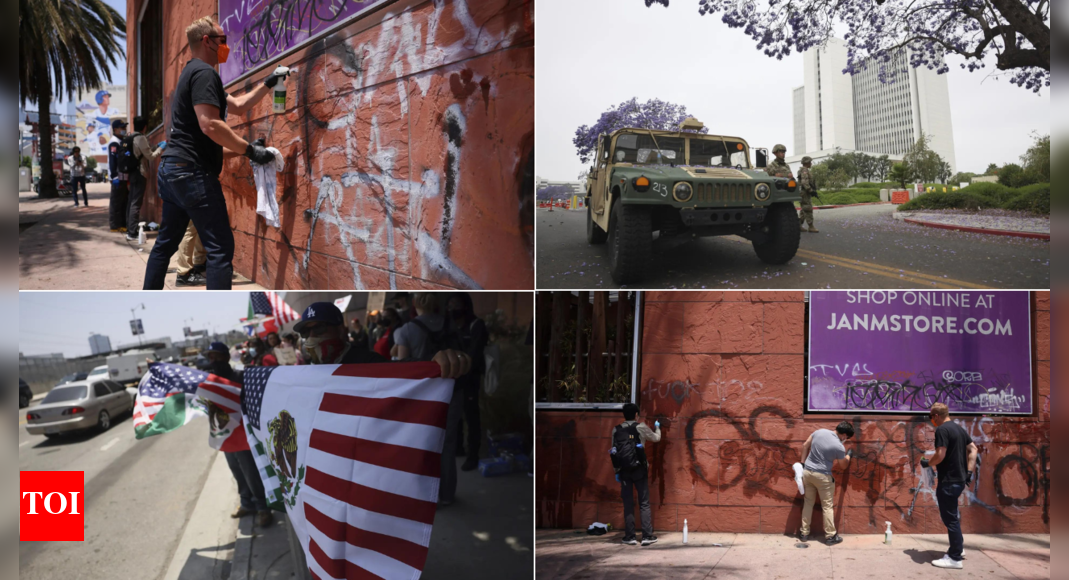 Protests over immigration raids flare across US: Cities brace for weekend 'No Kings' rallies; clashes in Seattle, Spokane, Tucson and others - Times of India