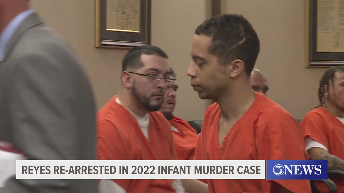 Reyes re-arrested in 2022 infant murder case