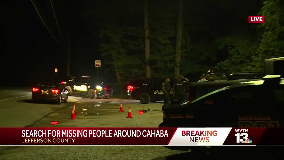 Search underway for missing people along the Cahaba River