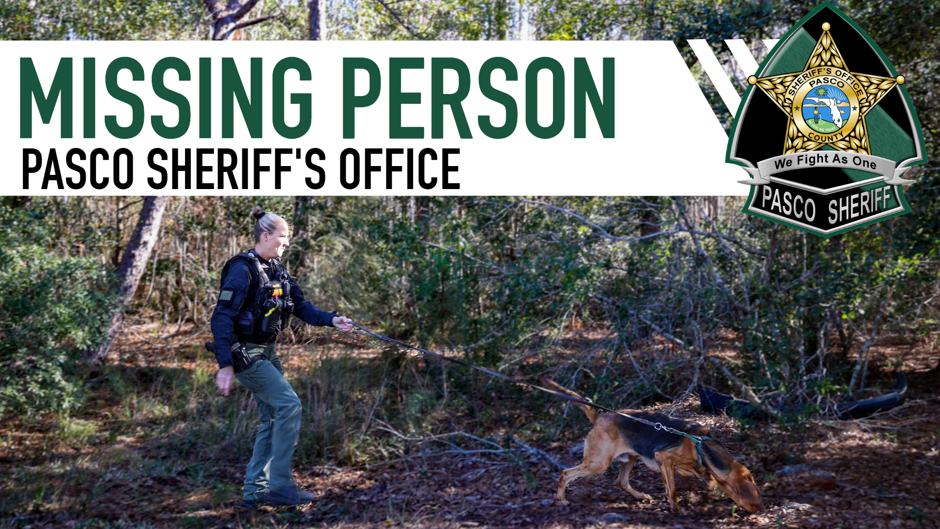 Missing Person: Joshua Schuster - Pasco Sheriff's Office News